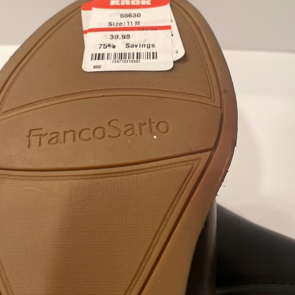 Franco Sarto Halford Black Ankle Booties - Picture 6 of 6